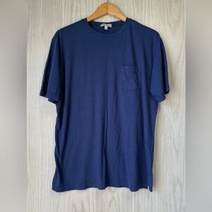Peter Millar Pocket Tee – Navy Blue, Size Large LNC